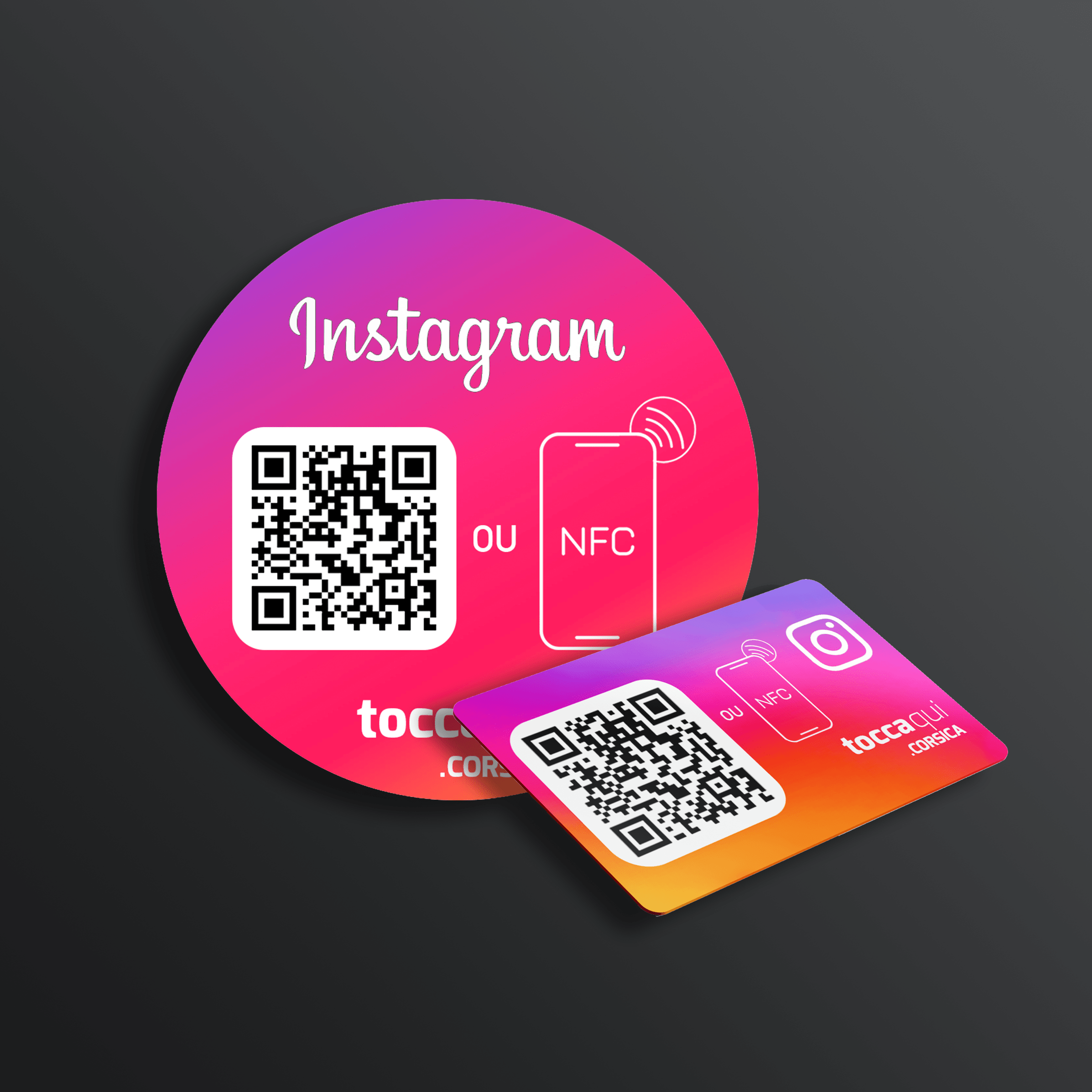 NFC TAG Followers Instagram Tocca Quì