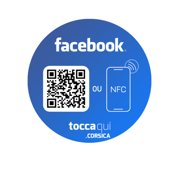 NFC TAG Facebook Tocca quì